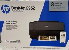 New HP 2942/2952 Wireless Printer-Copy-Scan+ HP INK-HP AI School Gift picture