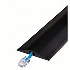 5MKH5 Cable Protector, 1-Channel, Black, 10 ft. x 7/16