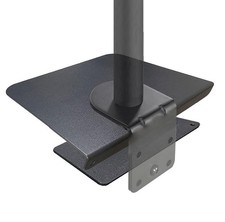 2 PCS Steel Monitor Mount Reinforcement Plate C Clamp Installation Black picture