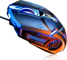 CHONCHOW Silent Click Mouse, Gaming Mouse Wired, 6 Button,4 DPI Upto 3200 DPI picture