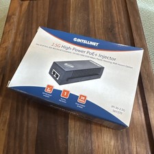Intellinet 561570 2.5G High-Power PoE+ Injector 30W IPI-30-2.5G NEW SEALED picture