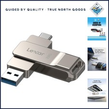 High-Speed 256GB USB Drive with Read Speed up to 100MB/s and Dual Connectors picture