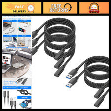 5FT USB C to USB A Cable 5-Pack, 10Gbps Data Transfer, 60W Charging, USB 3.2 Gen picture
