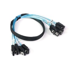 ADCAUDX SATA III Cable 0.5M 4Pcs Set Thin HDD SSD Data Cable Computer Drive PC picture