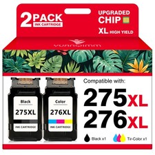 PG-275XL CL-276XL Ink Cartridges For Canon PIXMA TR4722 TS3520 TS3720 TS3522 picture