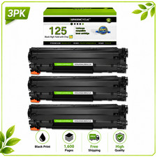 3 Pack CRG-125 For Canon 125 Toner Cartridge ImageCLASS  LBP6020 LBP6020B picture