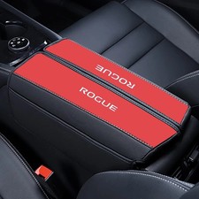 XITER 1PC Leather Center Console Armrest Cover with Side 2021-2026, Black+Red  picture