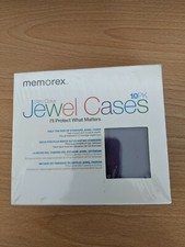 MEMOREX SLIM COLOR JEWEL CASES 10 PK FITS STANDARD picture