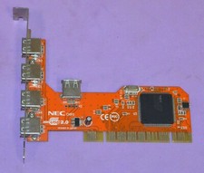 SYBA 5 Port USB 2.0 Card , PCI, PC Only *Used* SD-V2-SU-G picture