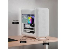 X50 Modern Performance ATX Mid-Tower PC Gaming Case - Snow White HYTE picture