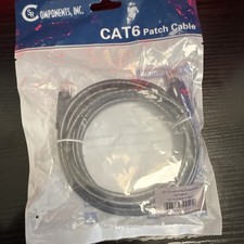 30 packs SR Components CAT6 Ethernet Patch Cable RJ-45 10 ft Black Flexible Boot picture