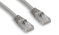 Ethernet CROSSOVER Network Cable RJ45 CAT5e 3FT Gray picture