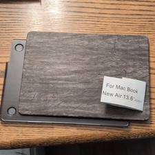 Hard Shell Plastic Case for Apple MacBook Air 13.6in A2681 Black Ventilated picture