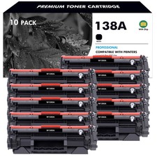 138A W1380A Toner with Chip Fits HP LaserJet Pro 3001dw 3001fdw MFP 3101fdw LOT picture