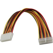 1 Ft (30cm) ATX 24-pin Male to Female Power Extension Cable For PC Motherboard picture