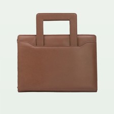 Brown Original Leather Tech Organizer Portfolio | Laptop/ Tablet / Documents picture