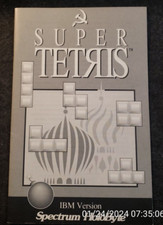 Vintage Super Tetris PC Game MANUAL ONLY 1992 Spectrum Holobyte.......... (C6B5) picture
