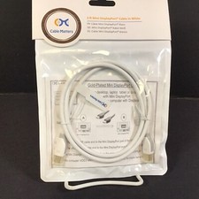 Cable Matters Gold Plated Mini Display Port Cable 3 ft NEW picture