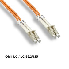 Kentek 32.80ft OM1 LC/LC Multi-Mode Fiber Cable 62.5/125 Duplex UPC Ethernet ATM picture