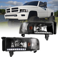 Headlights Assembly for 1994-2001 Dodge Ram 1500 2500 3500, 1995-2002 Dodge Ram picture