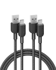Anker USB A to C Cable, Charger Cord (2 Pack, 6FT), for iPhone 6ft, Black picture