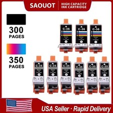 9PK Ink Cartridges PGI-35 CLI-36 use for Canon Pixma Photo iP100 iP110 TR150 picture