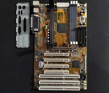 ECS P6LX-A+ Slot 1 ATX Vintage Retro Motherboard AGP ISA PCI Intel 440LX picture