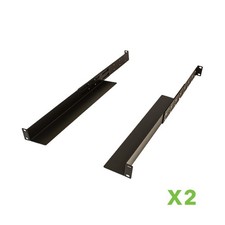 2 X Universal 1U Rack Mount Shelf Rail for Dell Compaq - 33.5
