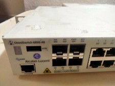 USED Alcatel-Lucent OmniSwitch 48 Port 6850-48 With 2 Power Supply PS-126W-AC picture