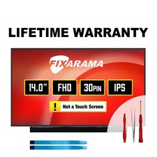 LG LP140WF8(SP)(R9) FHD IPS 30pin Matte LCD Screen + Tools GRADE A+ FIXARAMA picture