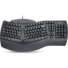 Perixx Periboard-512 Wired Ergonomic Split Keyboard Palm Rest Multimedia Keys picture