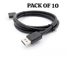 DP Display Port Cable Male to Male 1.8m Long Display Port For DELL[PACK OF 10 ] picture