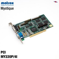 PCI Graphic Card Matrox Mystique MY220P/4i 4MB Sgram RAM Video Legendary Test picture