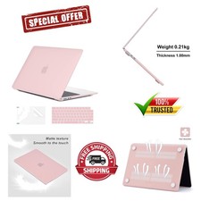 Durable and Lightweight Hard Shell Case for MacBook Air 13.6 inch - Dusty Pink picture