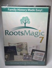 RootsMagic 7 Family Tree Genealogy PC CD ROM Brand New B520 picture