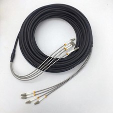 Outdoor Field Fiber Patch Cord LC to LC MM Multi-Mode 4 Strand Fiber Cable 40M- picture