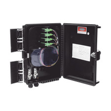 Fiberhome GFS16G Fiber Distribution Box, 24 Splices, IP65, Black, Indoor picture