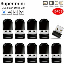 10 Pack Mini USB 2.0 Flash Drive Memory Stick 64GB 32GB 16GB Thumb Drive Storage picture