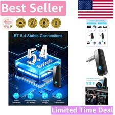 Compact Bluetooth 5.4 Audio Adapter - 2-in-1 Receiver & Transmitter for Your Car picture