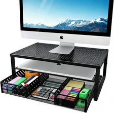 Monitor Stand Riser with Drawer, Laptop Stand for Desk picture