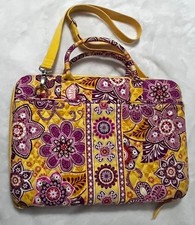 Vera Bradley Retired Make Me Blush Hard Shell Laptop/Tablet Case Bag  With Strap picture