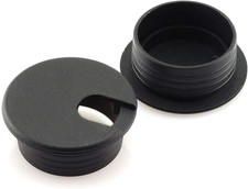 2Pcs 1-1/2 Inch Desk Wire Cord Cable Grommets Hole Cover Office PC Desk Cable Co picture