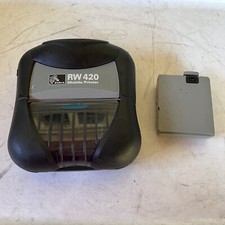 Zebra RW420 R4D-0U0A000N-00 Thermal Mobile Printer Bluetooth USB Sold As Is picture