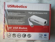 U.S. Robotics USR5637 56K USB Modem V.92, Bonus software FAX modem picture