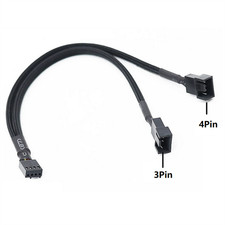 4Pin 1 To 2 Fan Extension Splitter Cable 4Pin 1 To 2 Fan Extension Cable B picture