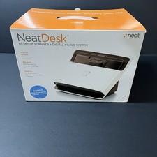 Neat Desk Pass Through Scanner White  Digital Filing System Untested Read Desc. picture
