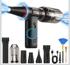 Compressed Air Duster 1 Button Adjustment 12000 RPM Air Blower Car Home Keyboard picture