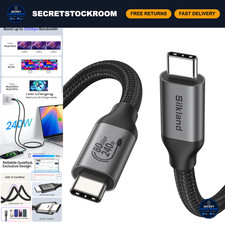 80Gbps USB 4 Thunderbolt 5 Cable 4FT, 120Gbps Speed, 240W Power Delivery picture