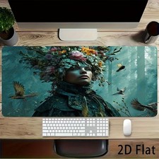 1pc Non-Slip Gaming Desk Compatible for PC/Laptop, Rectangular Mouse Pad with picture