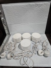 Google Wifi AC1200 Mesh WiFi System 4-Pack GJ2CQ w/ Cables & Charger picture